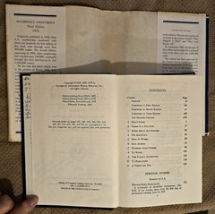 Alcoholics Anonymous HCDJ Third Edition 1983 Many Inscriptions & Hospital Insert
