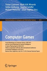 Cazenave – Computer Games Fourth Workshop on Computer Games CGW 201 – X555z