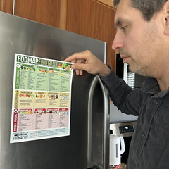 Magnetic 8.5X11 FODMAP Food Guide – Ibs-Friendly Diet Poster & Chart, Safe Foods