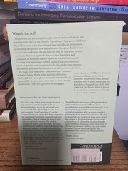 THE IDEA OF THE SELF: THOUGHT AND EXPERIENCE IN WESTERN By Jerrold Seigel