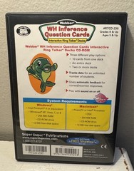 Webber WH Inference Question Cards Interactive Fun Deck by Super Duper -Speech