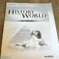 A Beka Book Abeka History Series History of the World Quiz Key Paperback