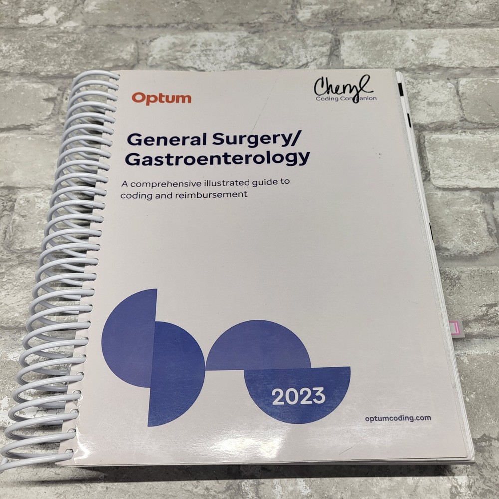 Optum Coding Companion Book General Surgery/Gastroenterology 2023 Used CPT ICD10