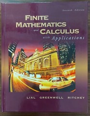 Lial/Greenwell/Ritchey Ser.: Finite Mathematics and Calculus FREE shipping
