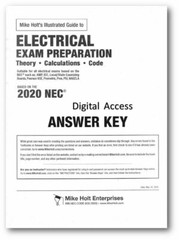 Mike Holt’s Electrical Exam Preparation Textbook 2020 Ed.With Digital Answer Key