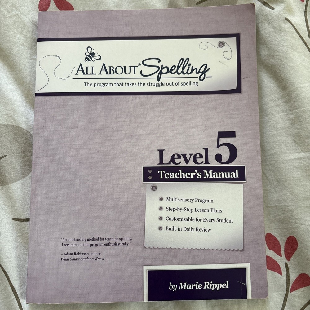 All About Spelling Level 5: Teacher’s Manual