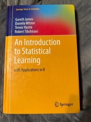 Springer Texts in Statistics Ser.: Introduction to Statistical Learning :…